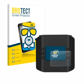 Face avant d’un emballage produit avec le logo de la marque BROTECT. À côté, l’appareil ISDT Smart Duo Charger K4 est représen