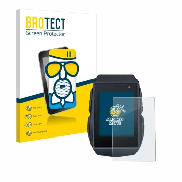 Face avant d’un emballage produit avec le logo de la marque BROTECT. À côté, l’appareil Sigma ROX 11.1 Evo est représenté avec