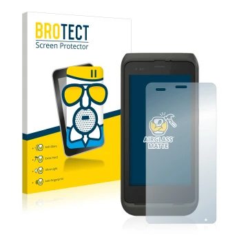 Face avant d’un emballage produit avec le logo de la marque BROTECT. À côté, l’appareil Honeywell CT45 est représenté avec la 