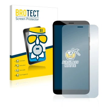 Face avant d’un emballage produit avec le logo de la marque BROTECT. À côté, l’appareil Pine64 PinePhone Pro Explorer Edition 