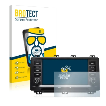 Face avant d’un emballage produit avec le logo de la marque BROTECT. À côté, l’appareil Seat Ateca 2017 est représenté avec la