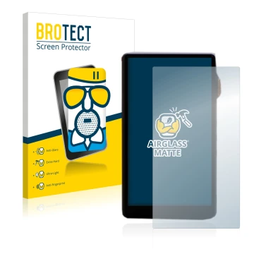 Face avant d’un emballage produit avec le logo de la marque BROTECT. À côté, l’appareil iBasso DX240 est représenté avec la pr