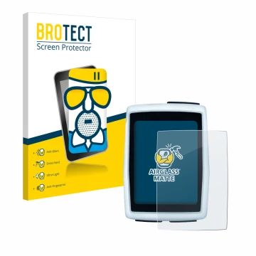 Face avant d’un emballage produit avec le logo de la marque BROTECT. À côté, l’appareil Sigma BC 12.0 WL est représenté avec l