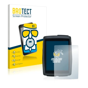 Face avant d’un emballage produit avec le logo de la marque BROTECT. À côté, l’appareil Sigma BC 14.0 WL est représenté avec l