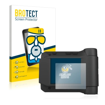 Face avant d’un emballage produit avec le logo de la marque BROTECT. À côté, l’appareil Swissphone s.Quad X35 est représenté a