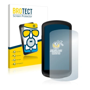 Face avant d’un emballage produit avec le logo de la marque BROTECT. À côté, l’appareil Garmin Edge 1040 Solar est représenté 