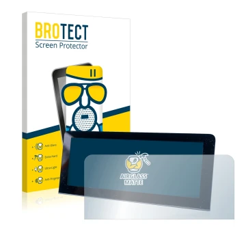 Face avant d’un emballage produit avec le logo de la marque BROTECT. À côté, l’appareil MG 4 est représenté avec la protection