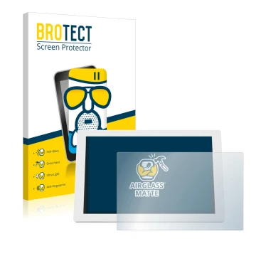 Face avant d’un emballage produit avec le logo de la marque BROTECT. À côté, l’appareil WetterOnline Home 3 est représenté ave