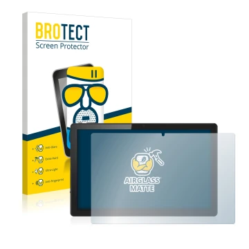 Face avant d’un emballage produit avec le logo de la marque BROTECT. À côté, l’appareil Acer ACTAB1422 10.3