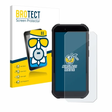 Face avant d’un emballage produit avec le logo de la marque BROTECT. À côté, l’appareil SkyCaddie SX550 est représenté avec la