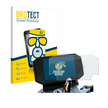 Face avant d’un emballage produit avec le logo de la marque BROTECT. À côté, l’appareil VOGE 350 AC est représenté avec la pro
