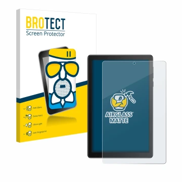 Face avant d’un emballage produit avec le logo de la marque BROTECT. À côté, l’appareil TCL Tab 8V est représenté avec la prot