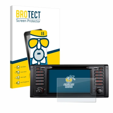 Face avant d’un emballage produit avec le logo de la marque BROTECT. À côté, l’appareil Xtrons IQ7039B est représenté avec la 