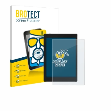 Face avant d’un emballage produit avec le logo de la marque BROTECT. À côté, l’appareil Boox Tab Mini C est représenté avec la