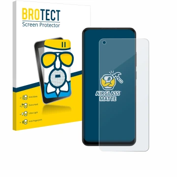 Face avant d’un emballage produit avec le logo de la marque BROTECT. À côté, l’appareil Oppo A78 4G est représenté avec la pro