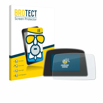 Face avant d’un emballage produit avec le logo de la marque BROTECT. À côté, l’appareil PowaKaddy C2i est représenté avec la p