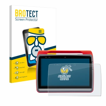 Face avant d’un emballage produit avec le logo de la marque BROTECT. À côté, l’appareil medDV NIDApad est représenté avec la p