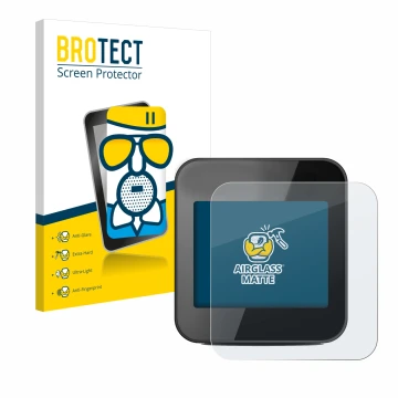 Face avant d’un emballage produit avec le logo de la marque BROTECT. À côté, l’appareil Cycplus GPS G1 est représenté avec la 