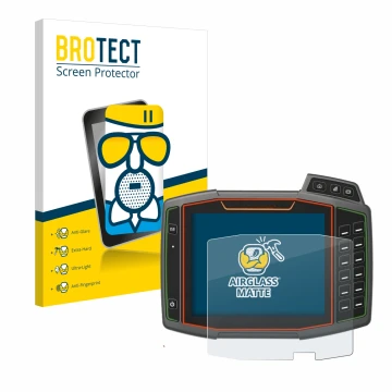 Face avant d’un emballage produit avec le logo de la marque BROTECT. À côté, l’appareil Amazone AmaTron 4 est représenté avec 