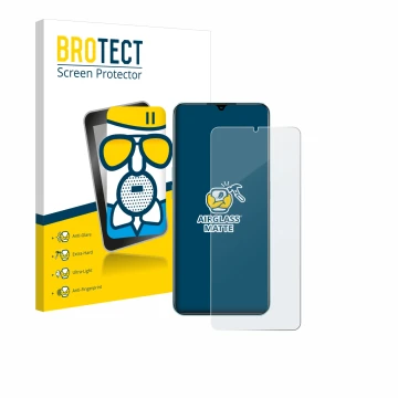 Face avant d’un emballage produit avec le logo de la marque BROTECT. À côté, l’appareil Oppo A78 5G est représenté avec la pro