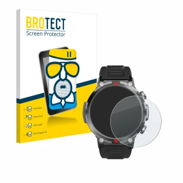 Face avant d’un emballage produit avec le logo de la marque BROTECT. À côté, l’appareil IFMDA S100 1.45