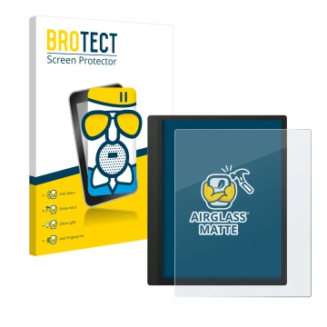 Face avant d’un emballage produit avec le logo de la marque BROTECT. À côté, l’appareil Boox Tab Ultra C est représenté avec l