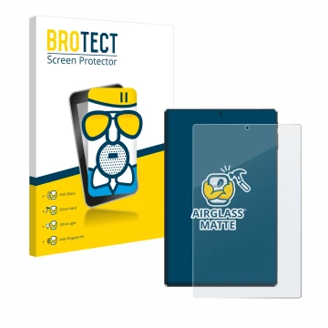 Face avant d’un emballage produit avec le logo de la marque BROTECT. À côté, l’appareil Simplori M107 est représenté avec la p