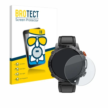 Face avant d’un emballage produit avec le logo de la marque BROTECT. À côté, l’appareil LIGE DFA-ST19 1.43