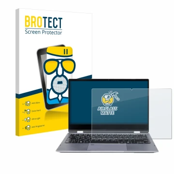 Face avant d’un emballage produit avec le logo de la marque BROTECT. À côté, l’appareil Wortmann Terra Mobile 360-13U est repr