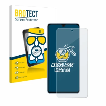 Face avant d’un emballage produit avec le logo de la marque BROTECT. À côté, l’appareil Vivo iQOO Neo 9 Pro est représenté ave