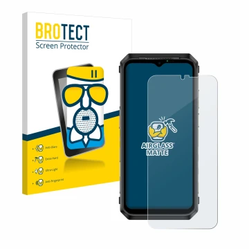 Face avant d’un emballage produit avec le logo de la marque BROTECT. À côté, l’appareil Ulefone Power Armor 18 est représenté 