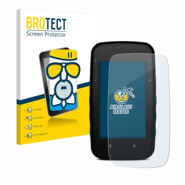 Face avant d’un emballage produit avec le logo de la marque BROTECT. À côté, l’appareil CompeGPS TwoNav Cross Plus est représe