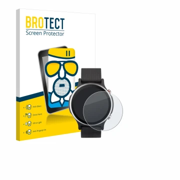 Face avant d’un emballage produit avec le logo de la marque BROTECT. À côté, l’appareil ASUS VivoWatch 6 est représenté avec l