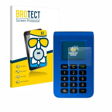 Face avant d’un emballage produit avec le logo de la marque BROTECT. À côté, l’appareil REINER SCT tanJack photo QR est représ