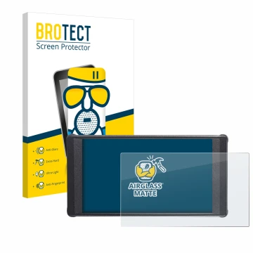 Face avant d’un emballage produit avec le logo de la marque BROTECT. À côté, l’appareil Portkeys PT6 est représenté avec la pr