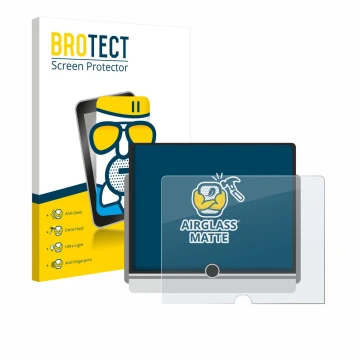 Face avant d’un emballage produit avec le logo de la marque BROTECT. À côté, l’appareil Lexus LBX 2024 est représenté avec la 