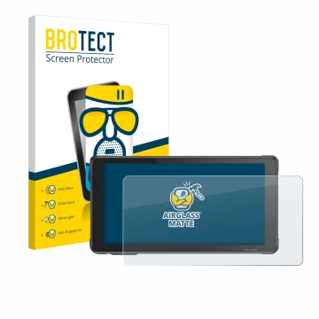 Face avant d’un emballage produit avec le logo de la marque BROTECT. À côté, l’appareil Interphone RideSync Sync55 est représe