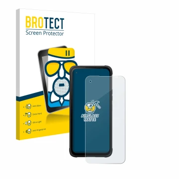 Face avant d’un emballage produit avec le logo de la marque BROTECT. À côté, l’appareil Hammer Blade V est représenté avec la 