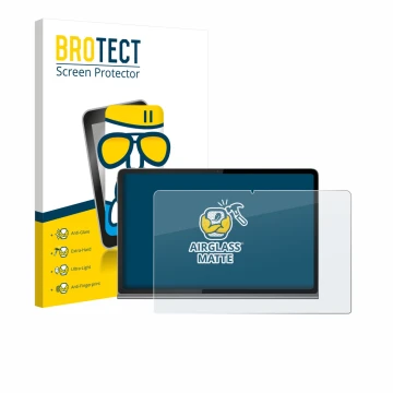 Face avant d’un emballage produit avec le logo de la marque BROTECT. À côté, l’appareil Lenovo Tab Plus est représenté avec la