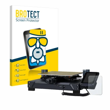 Face avant d’un emballage produit avec le logo de la marque BROTECT. À côté, l’appareil Elegoo Neptun 4 est représenté avec la