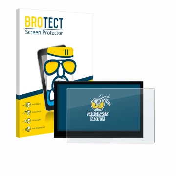 Face avant d’un emballage produit avec le logo de la marque BROTECT. À côté, l’appareil Wacom Movink 13 est représenté avec la