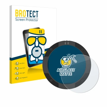 Face avant d’un emballage produit avec le logo de la marque BROTECT. À côté, l’appareil Beeline Moto II est représenté avec la