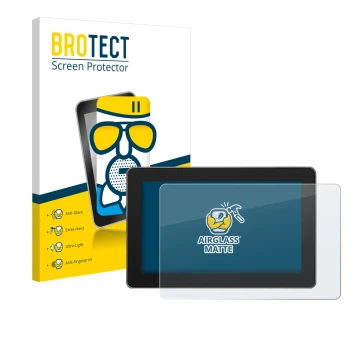 Face avant d’un emballage produit avec le logo de la marque BROTECT. À côté, l’appareil SmallHD Indie 5 est représenté avec la