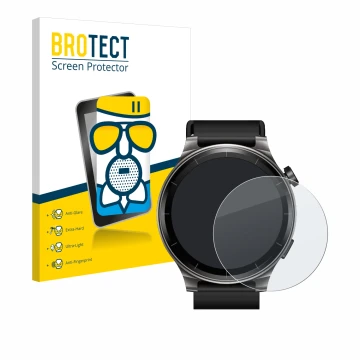 Face avant d’un emballage produit avec le logo de la marque BROTECT. À côté, l’appareil TOZO S5 1.43