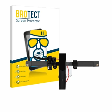 Face avant d’un emballage produit avec le logo de la marque BROTECT. À côté, l’appareil Xiaomi Mi 4 Lite E-Scooter (2e Gen.) e