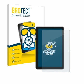 Face avant d’un emballage produit avec le logo de la marque BROTECT. À côté, l’appareil Doogee T10W est représenté avec la pro