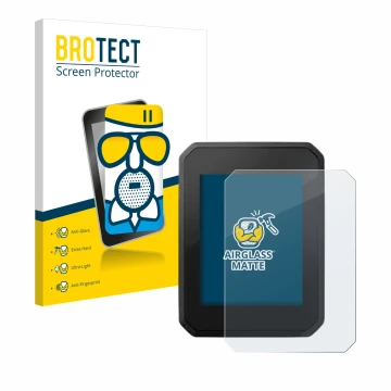 Face avant d’un emballage produit avec le logo de la marque BROTECT. À côté, l’appareil FIT Display Compact 2.0 est représenté