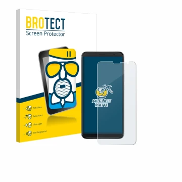 Face avant d’un emballage produit avec le logo de la marque BROTECT. À côté, l’appareil TCL 403 est représenté avec la protect