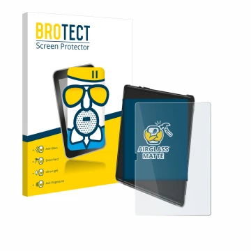 Face avant d’un emballage produit avec le logo de la marque BROTECT. À côté, l’appareil Yestel T15 est représenté avec la prot