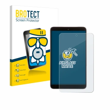 Face avant d’un emballage produit avec le logo de la marque BROTECT. À côté, l’appareil Nokia T10 (portrait) est représenté av